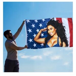 Nicki Minaj American 🇺🇸 flag 3x5ft Polyester with brass grommets